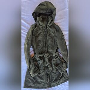 VINTAGE ANCHOR BLUE WOMENS COAT